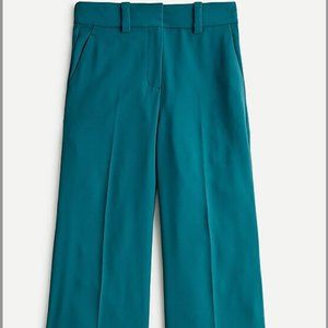 Cropped wide-leg pant in 365 crepe ~ Green, Size 8 - NWT